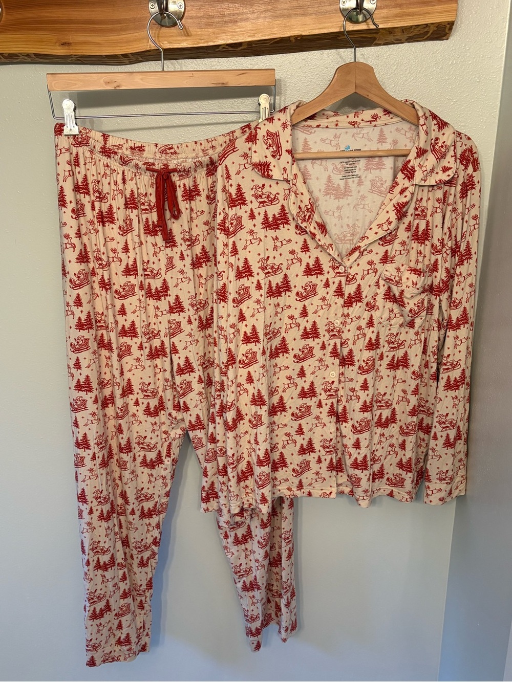 Women’s Christmas pajamas bamboo fabric size L